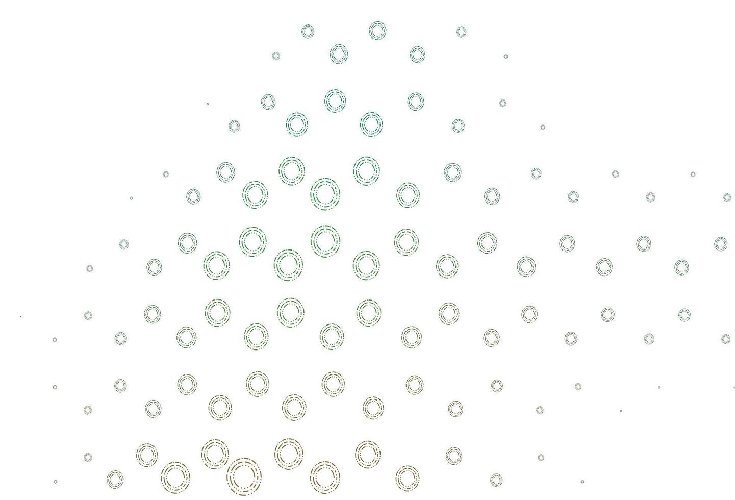Light green vector cover with spots.