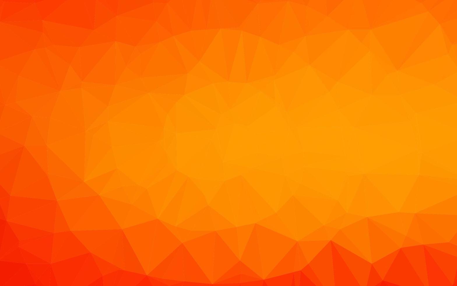 Light Orange vector blurry triangle template.