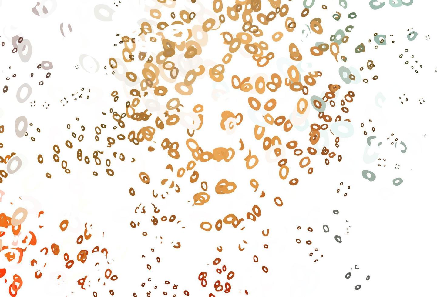 Light Orange vector texture with disks.