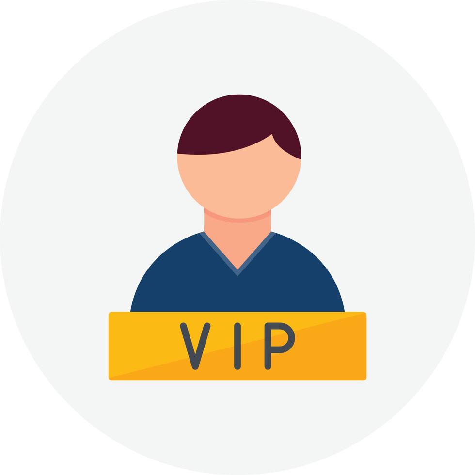 Vip Flat Circle vector
