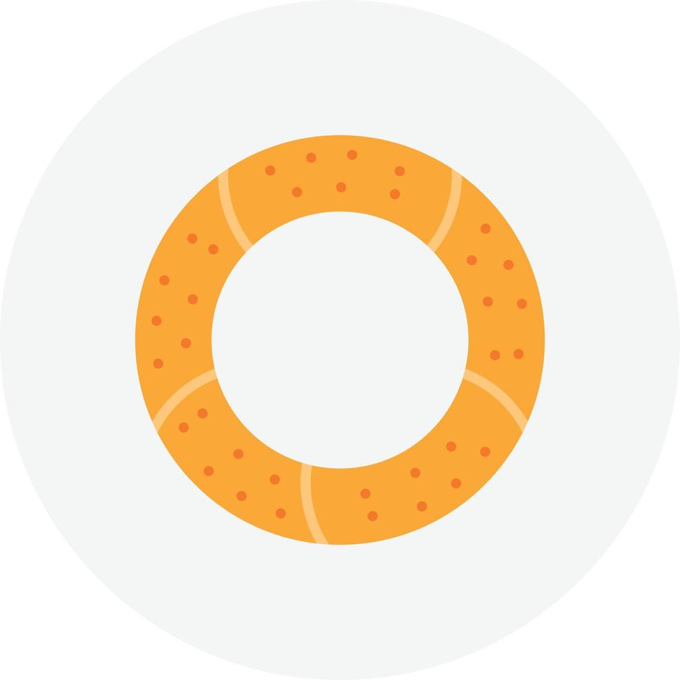 Bagel Flat Circle vector
