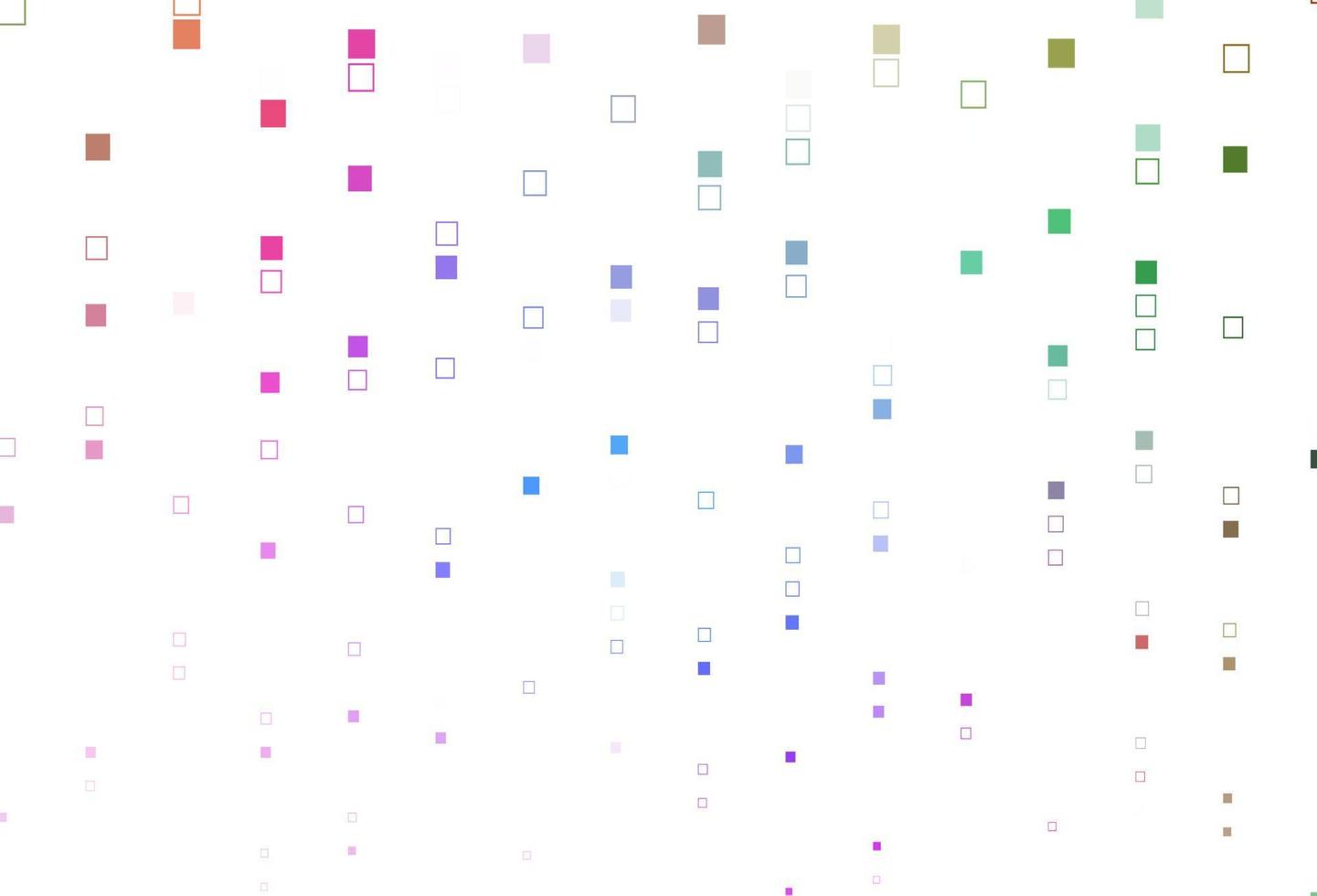 Light Multicolor, Rainbow vector background with rectangles.