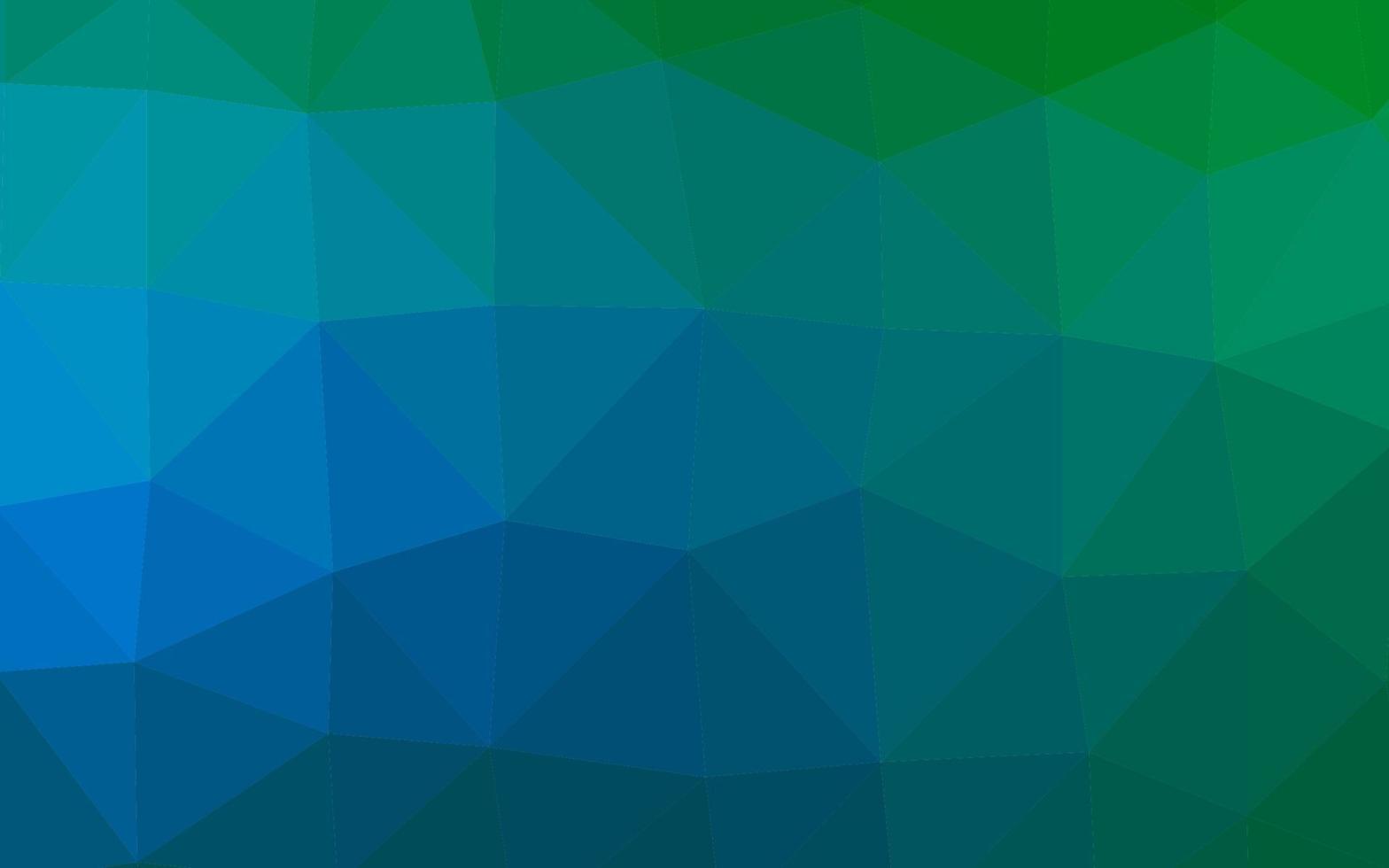 Light Blue, Green vector abstract polygonal layout.