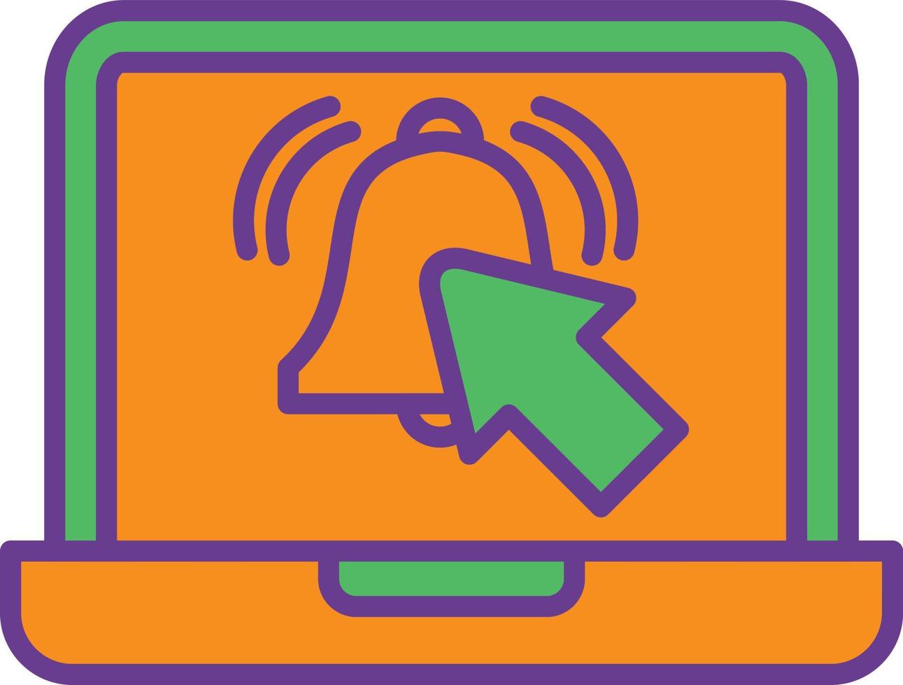 Subscriber Model Flat Circle vector