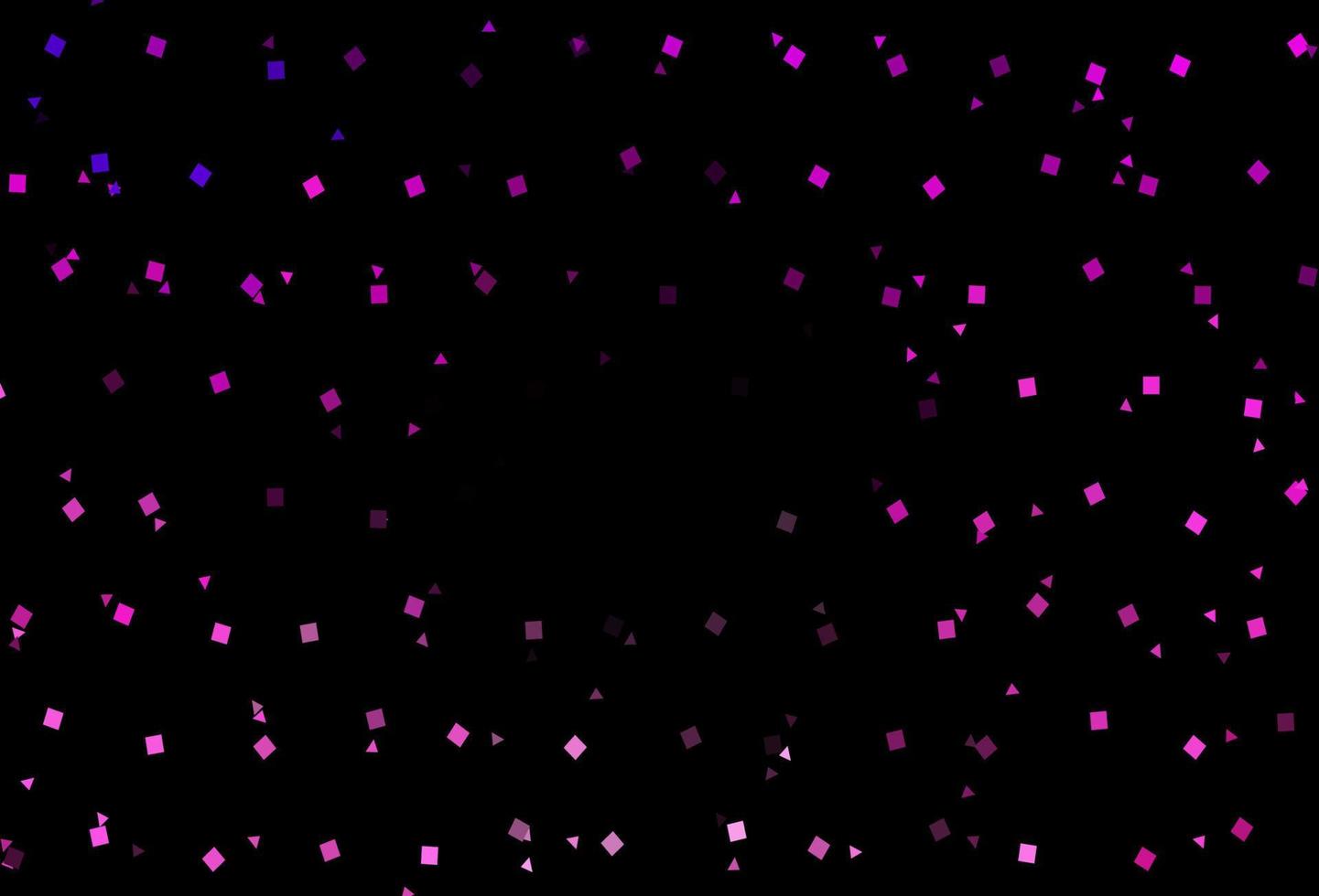 Dark Pink vector backdrop with lines, circles, rhombus.