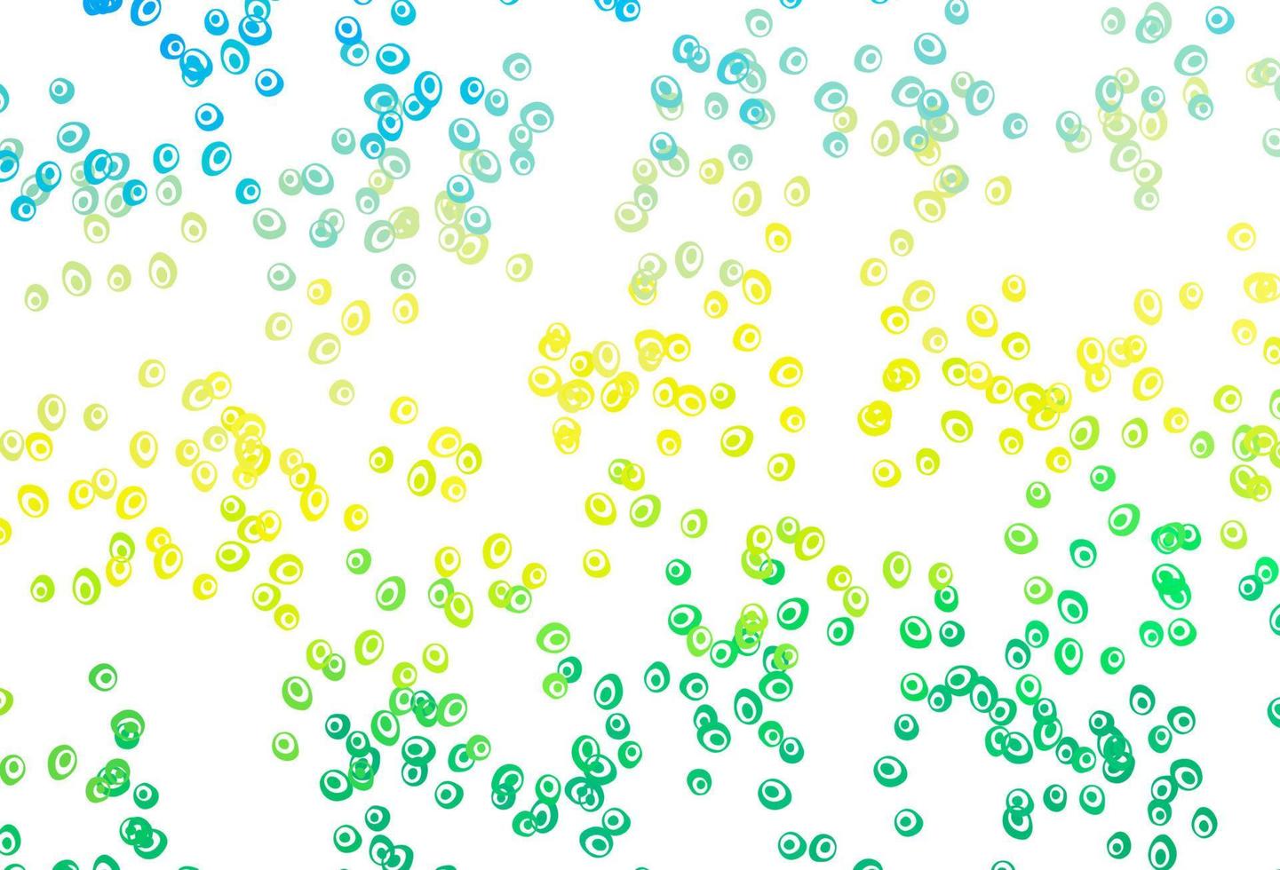 Light Blue, Yellow vector pattern with spheres.