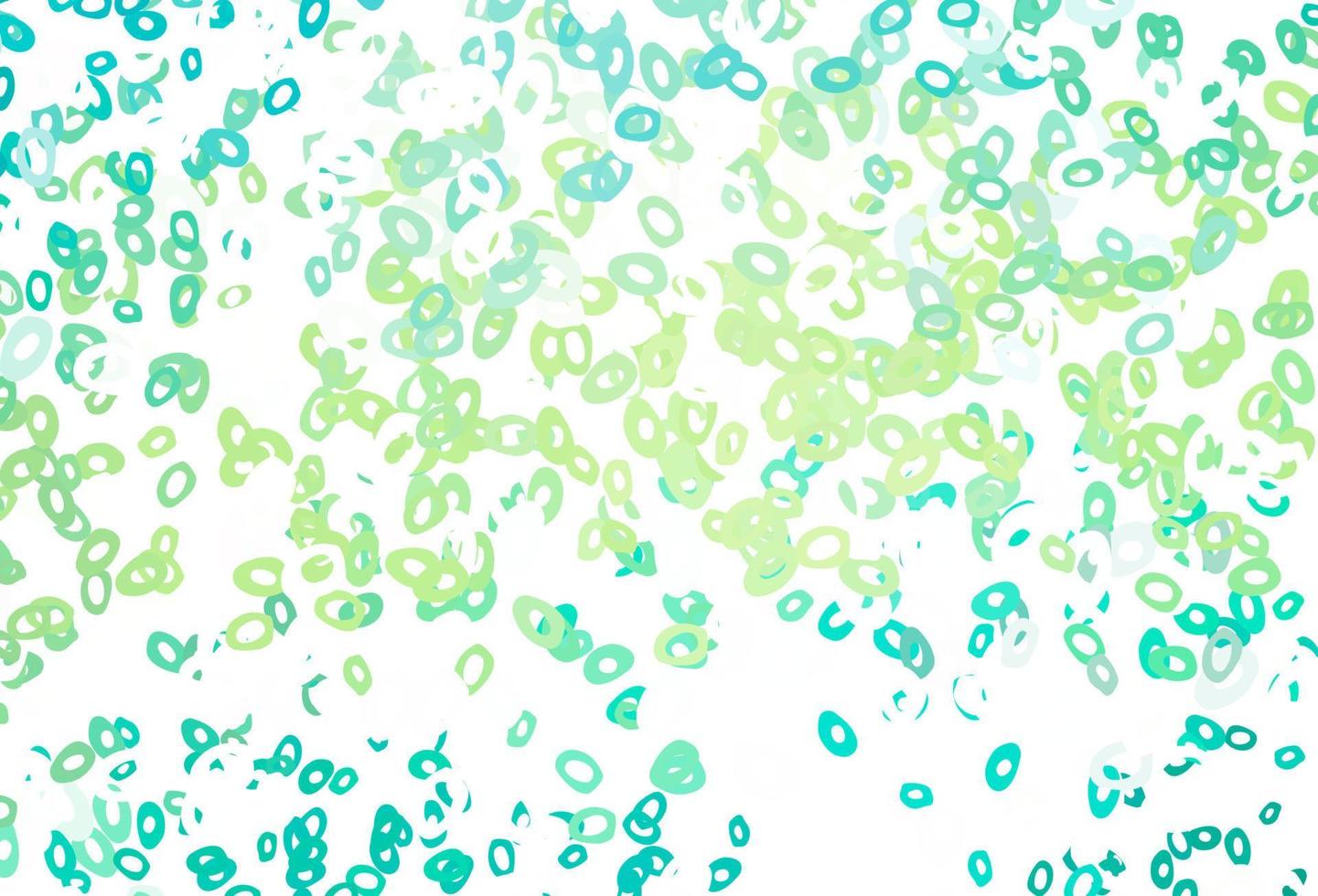 Light Green, Yellow vector cover with spots.