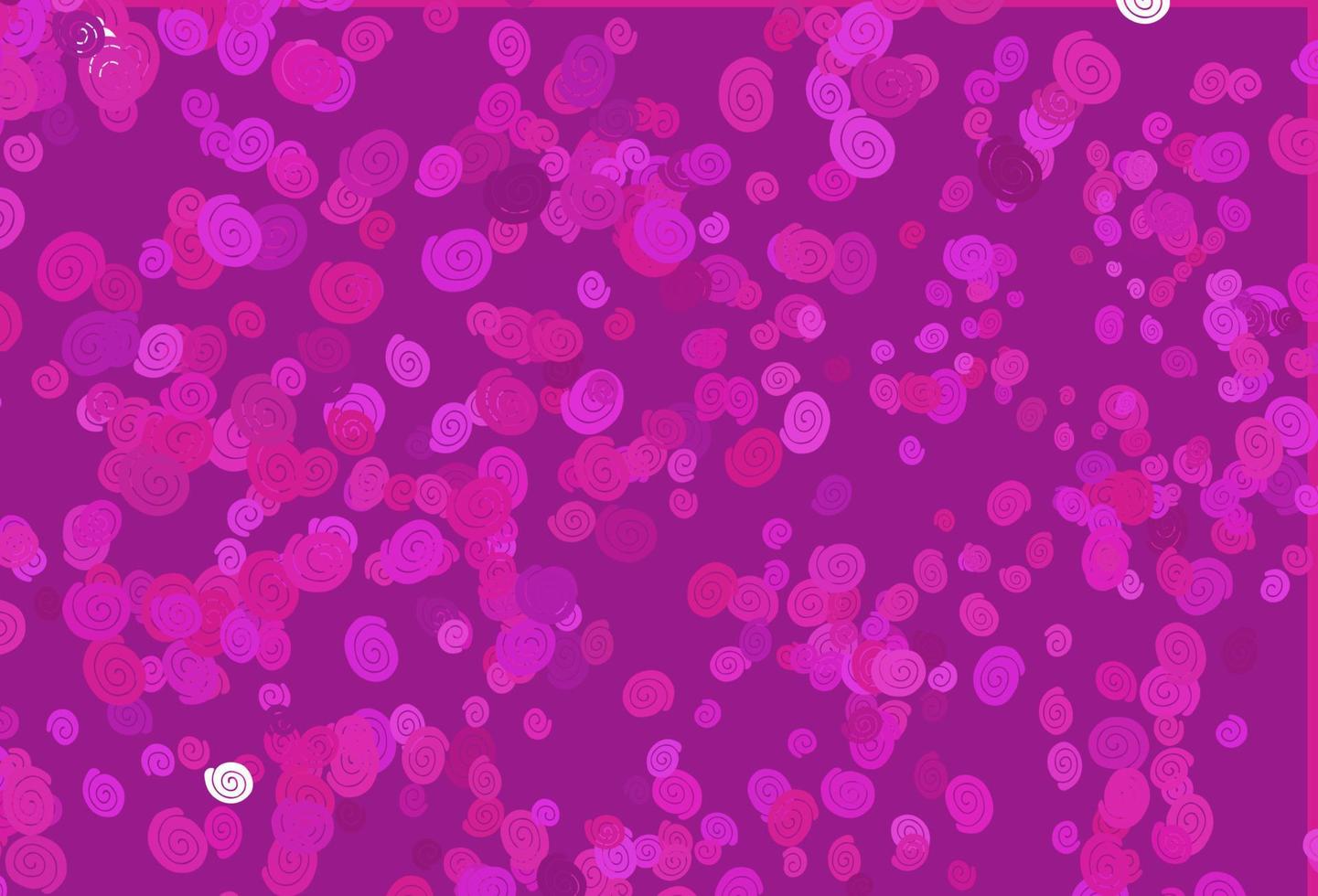 Light Pink vector background with lava shapes.
