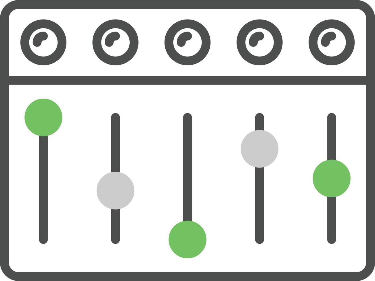 Mixer Gradient Icon vector