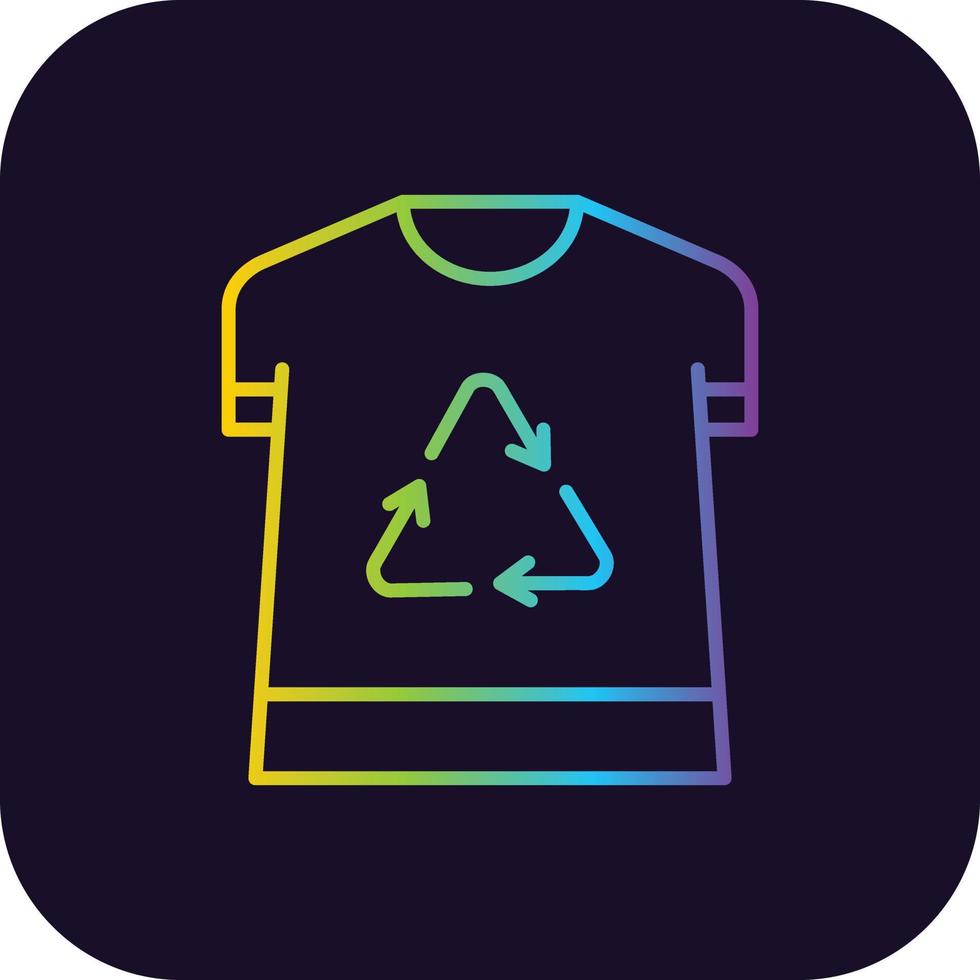 Shirt Gradient Icon vector