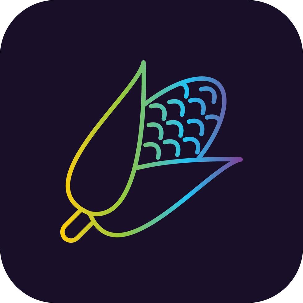Corn Gradient Icon vector