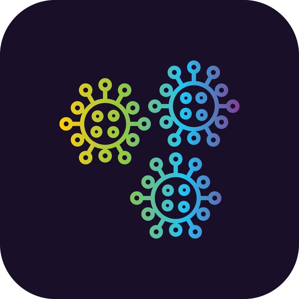 Disease Gradient Icon vector