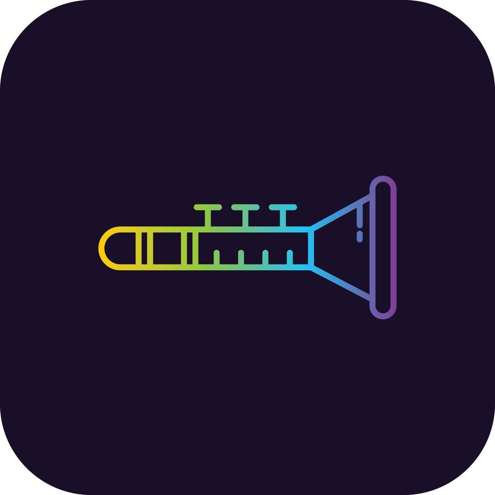 Clarinet Gradient Icon vector