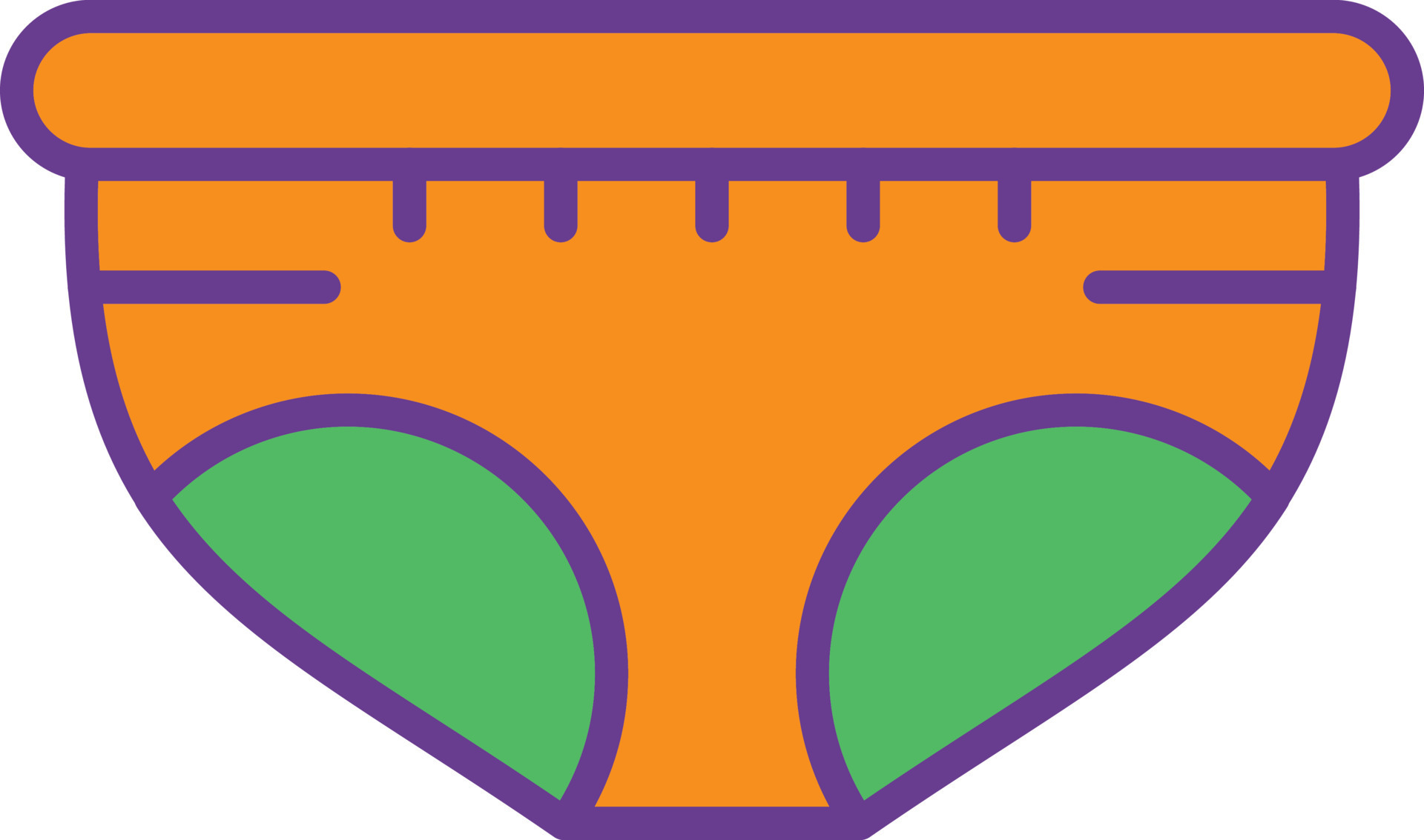 Diaper Line Filled Two Color 9915136 Vector Art at Vecteezy