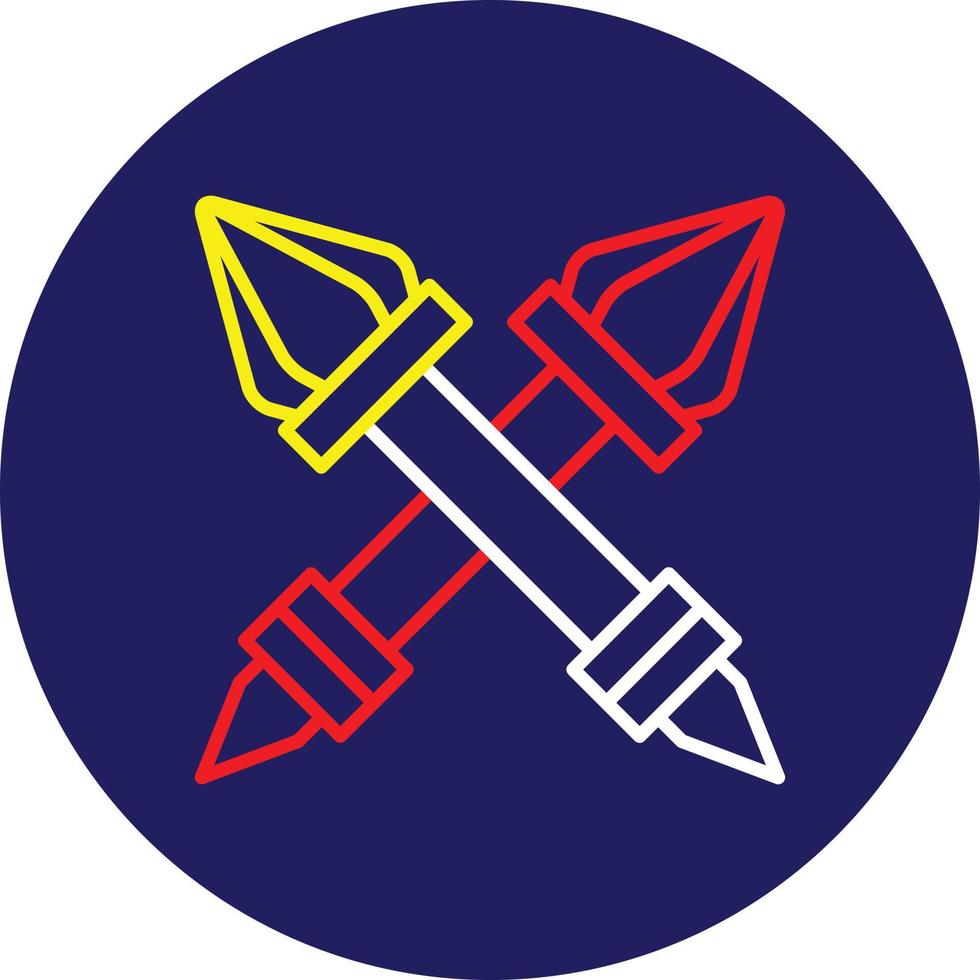 Scepter Line Multicolor vector