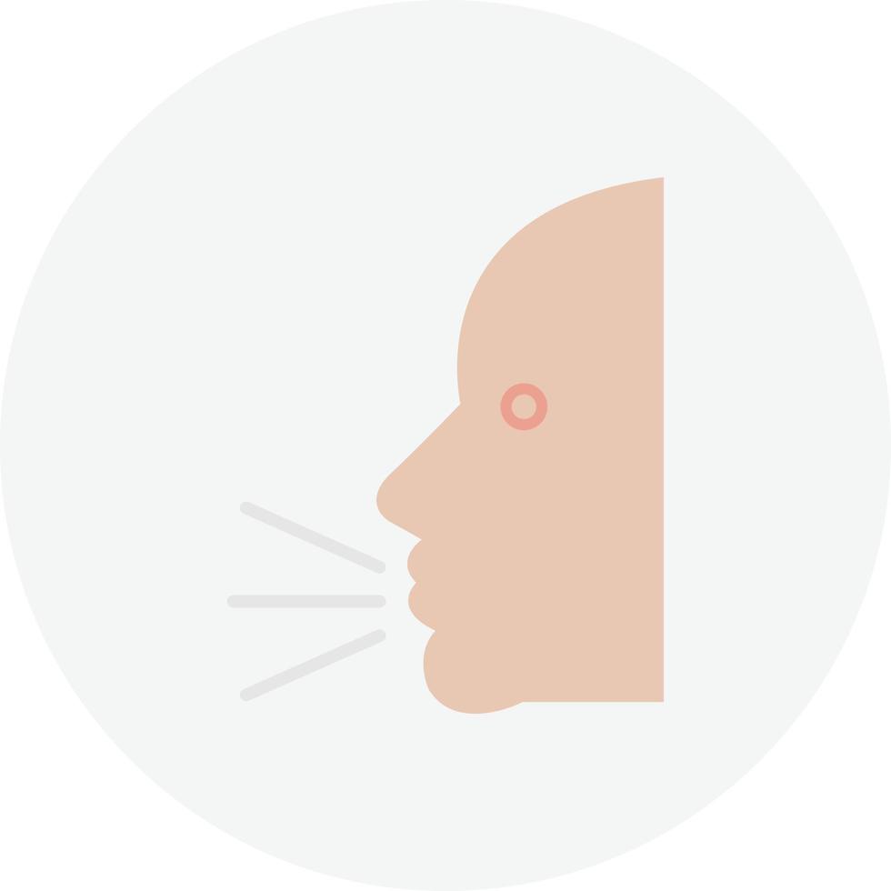 Speak Flat Circle vector