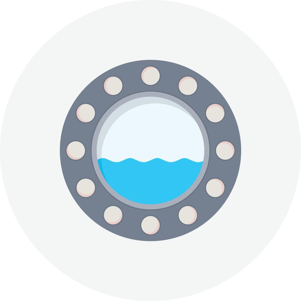 Porthole Flat Circle vector