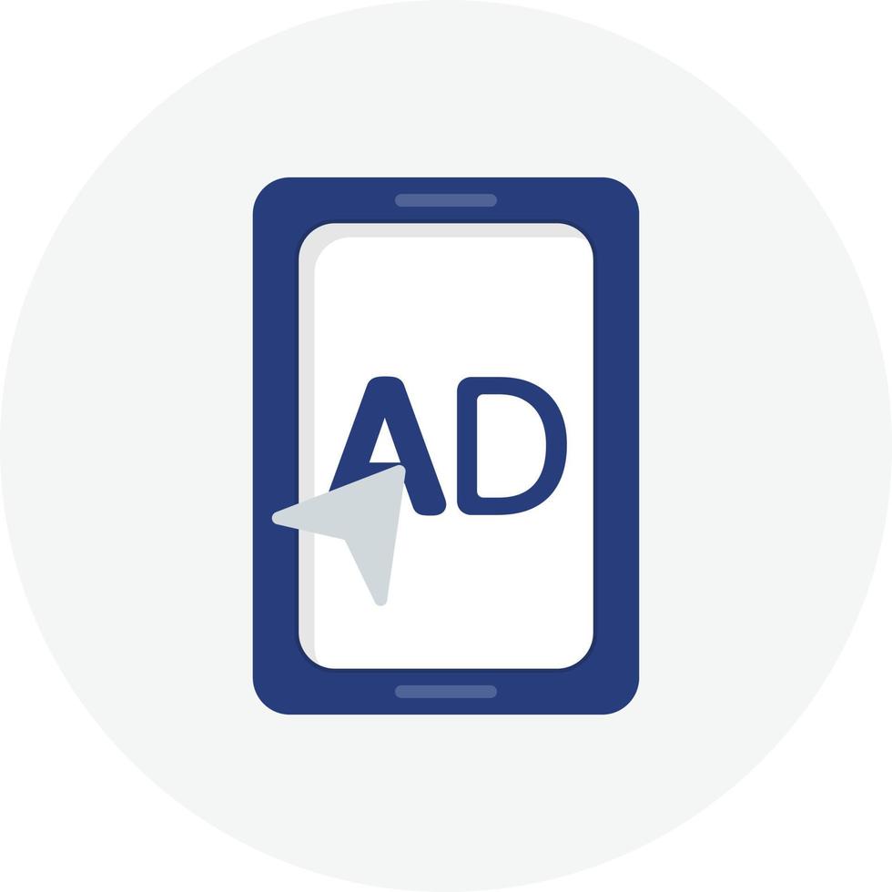 AD Flat Circle vector