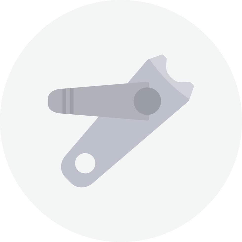 Nail Clipper Flat Circle vector