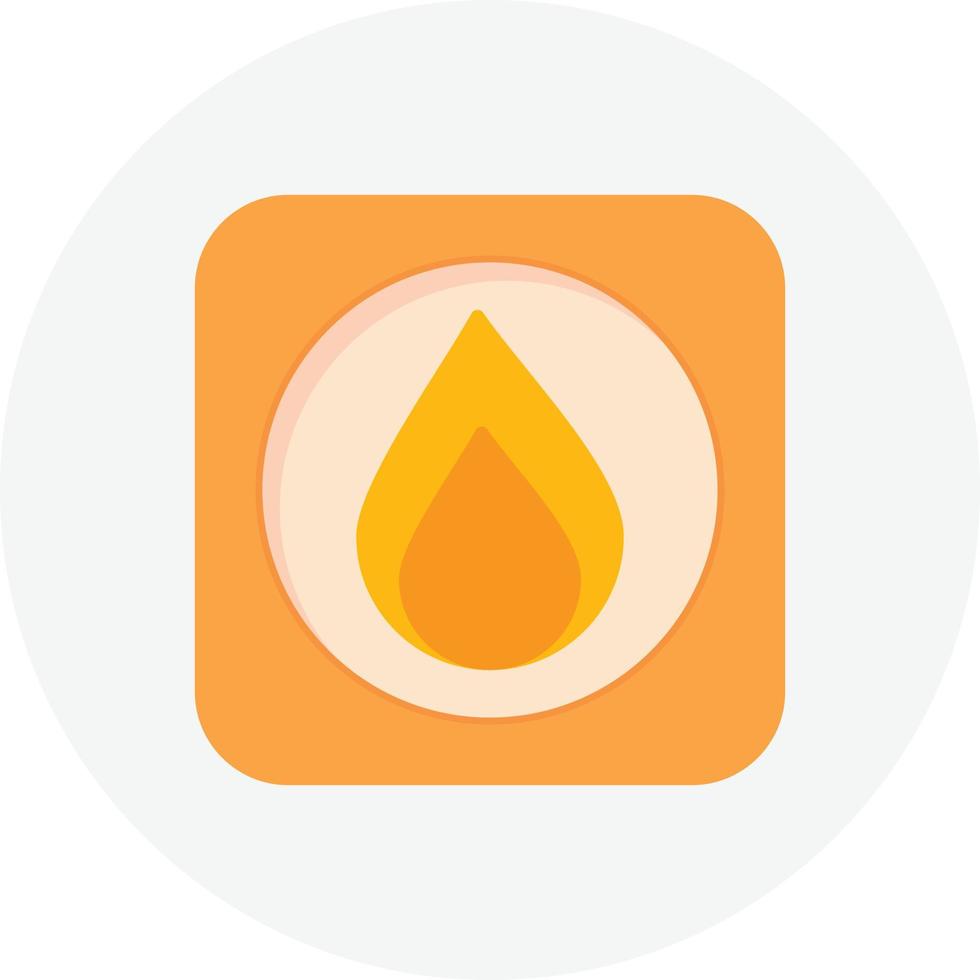 Emergency Button Flat Circle vector