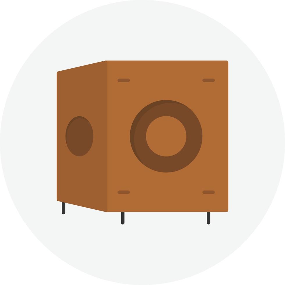 Cajon Flat Circle vector