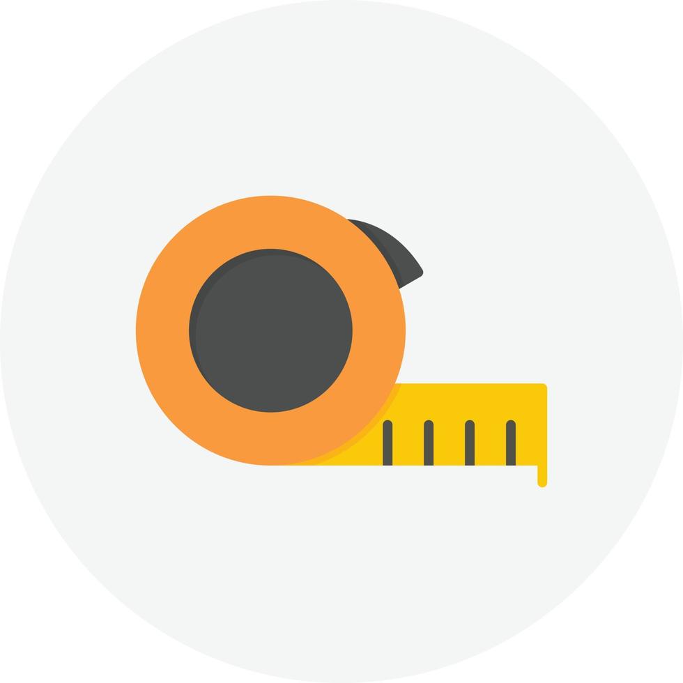 Measuring Tape Flat Circle vector