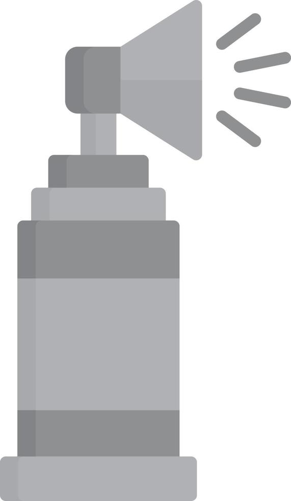 Air Horn Flat Greyscale vector