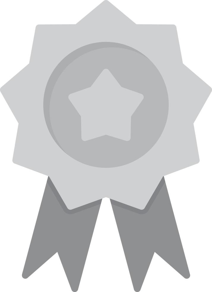 Badge Flat Greyscale vector