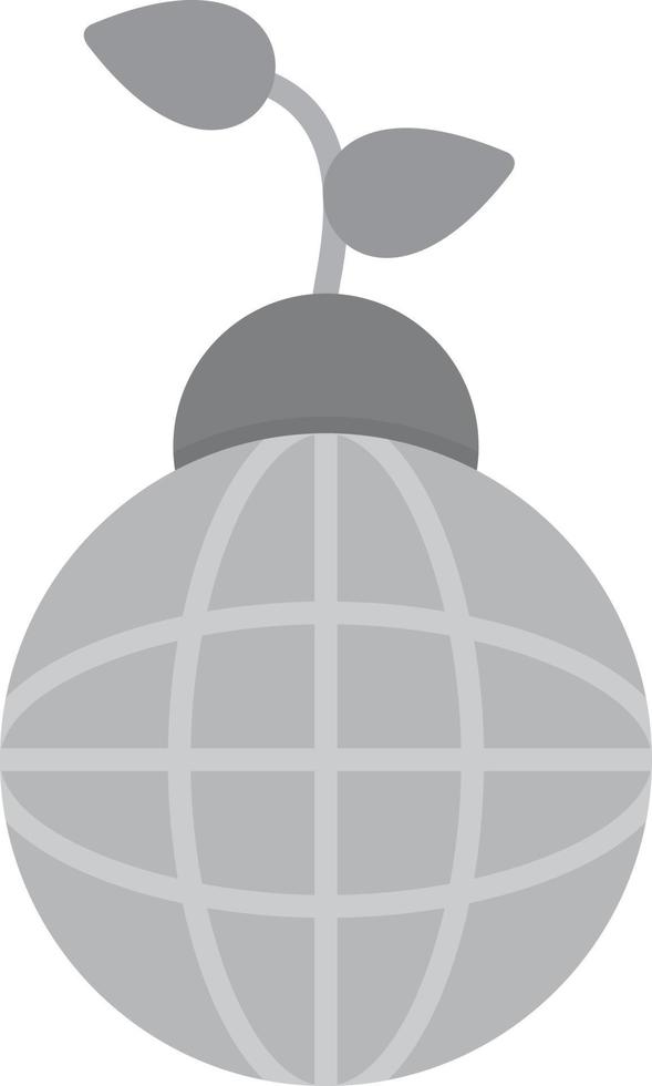Eco Flat Greyscale vector