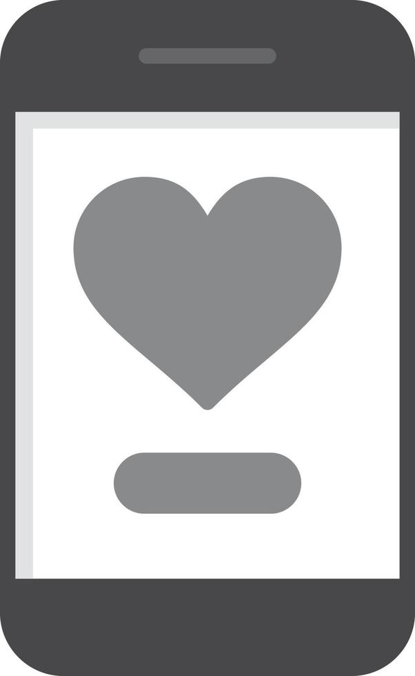 Online Donation Flat Greyscale vector