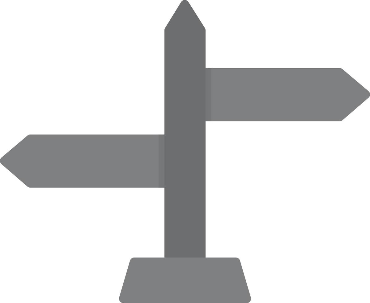 14 - Directional Sign Flat Greyscale vector