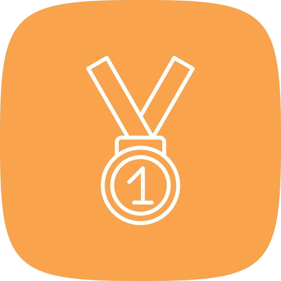 Medal Line Round Corner vector