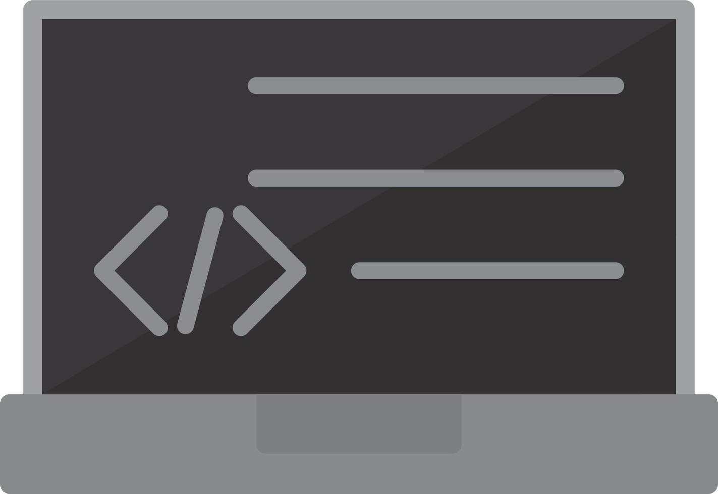 Programming  Flat Greyscale vector