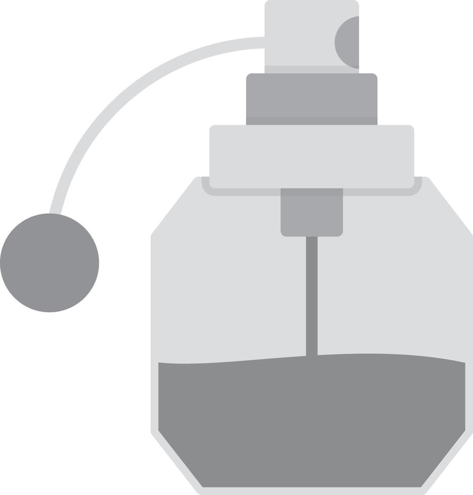 Perfume Flat Greyscale vector