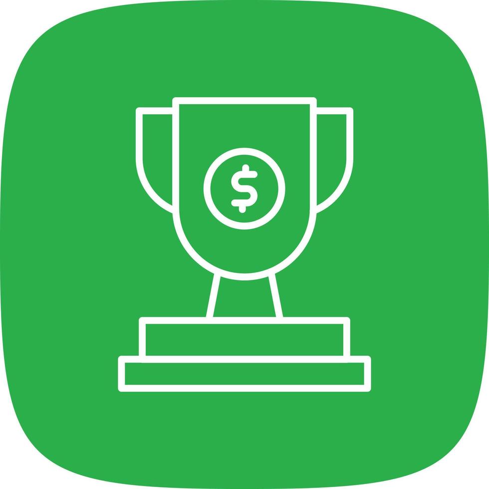 Winner Line Circle vector