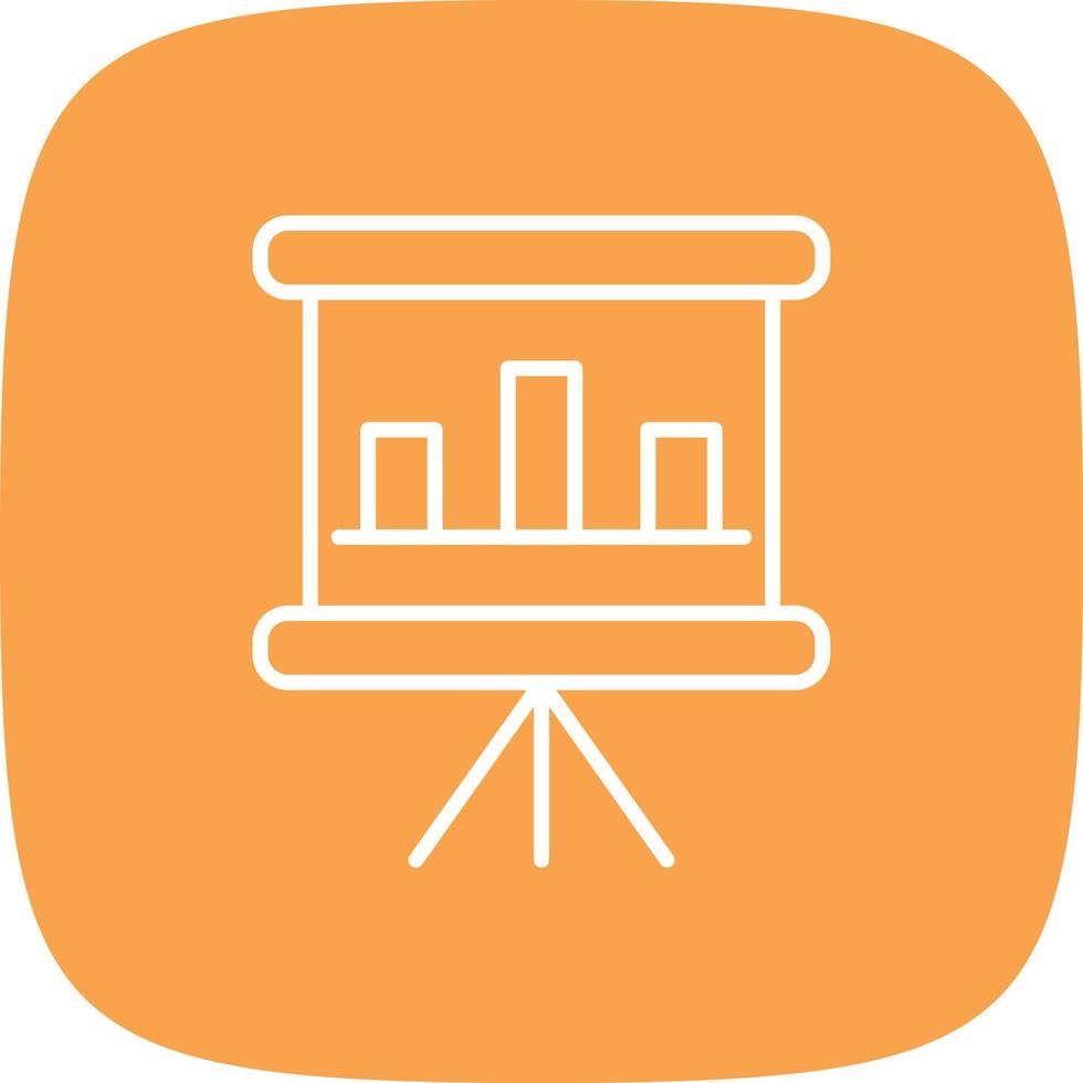 Presentation Line Round Corner vector