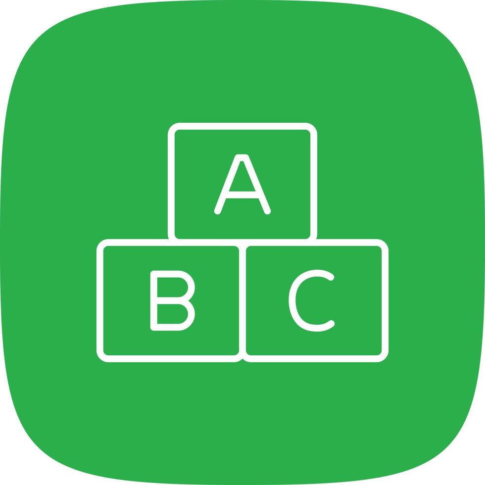 Blocks Line Round Corner vector