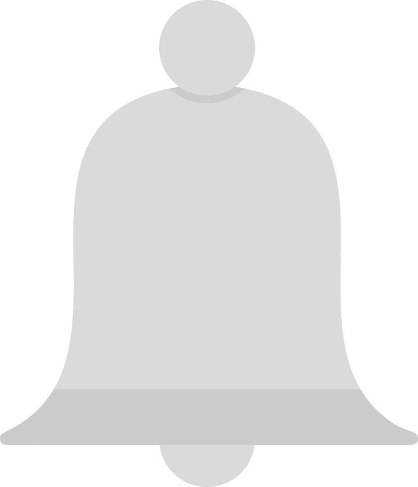 Bell Flat Greyscale vector
