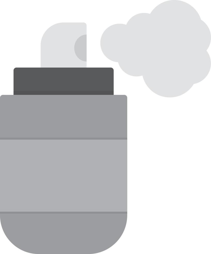 Spray Can Flat Greyscale vector