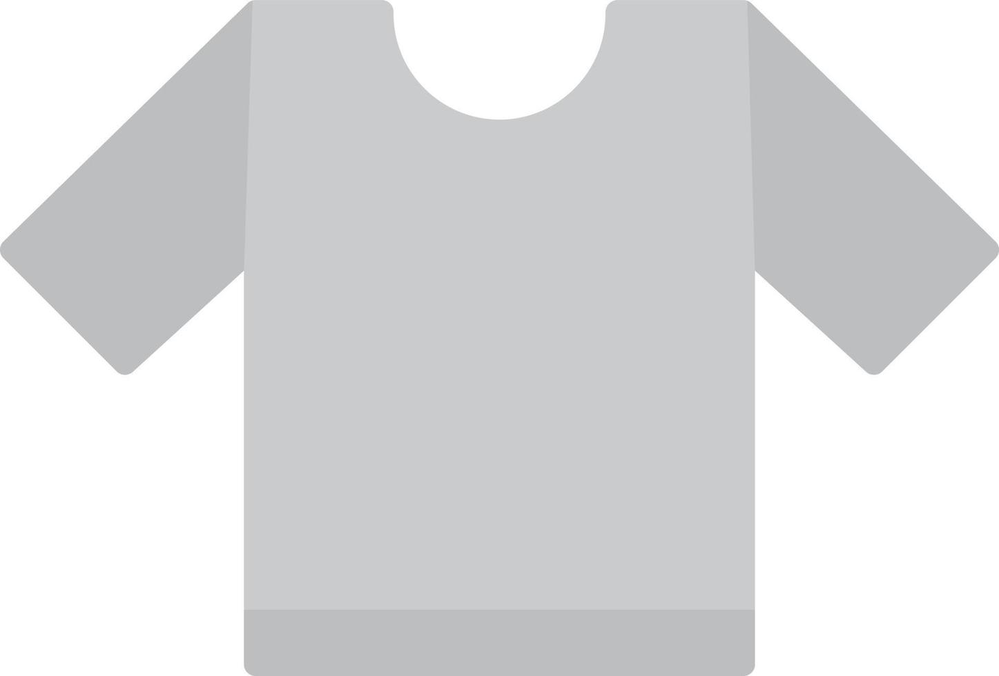 T Shirt Flat Greyscale 9918711 Vector Art at Vecteezy