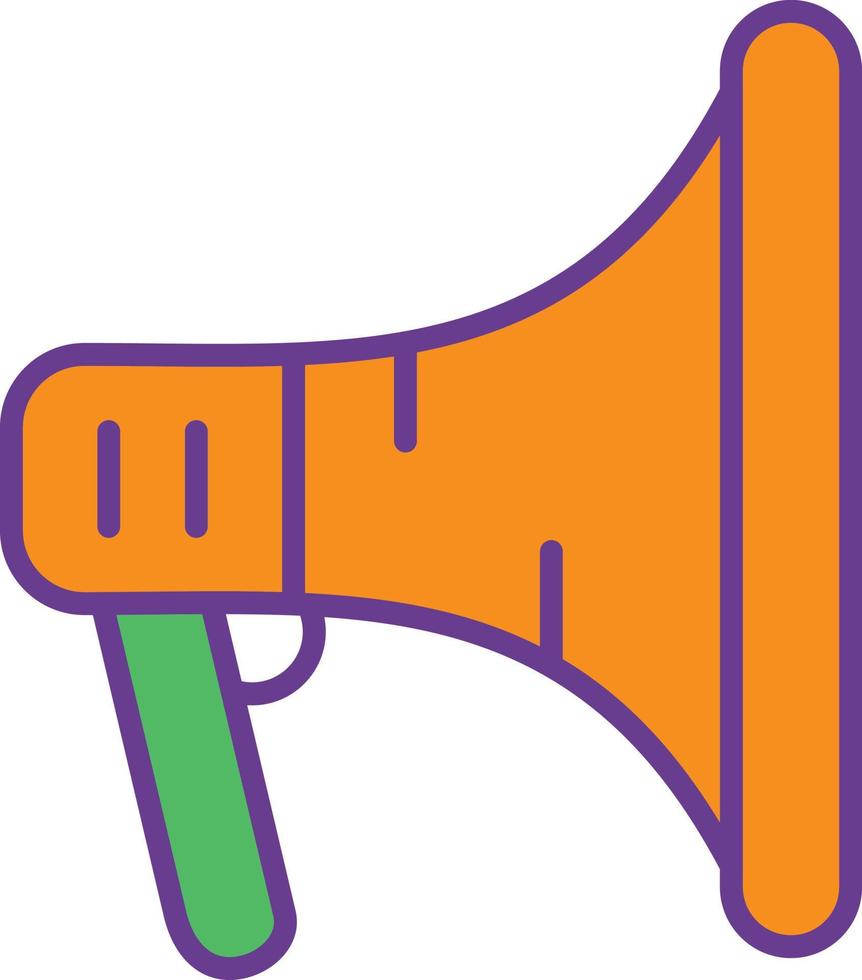 Megaphone Gradient Icon vector