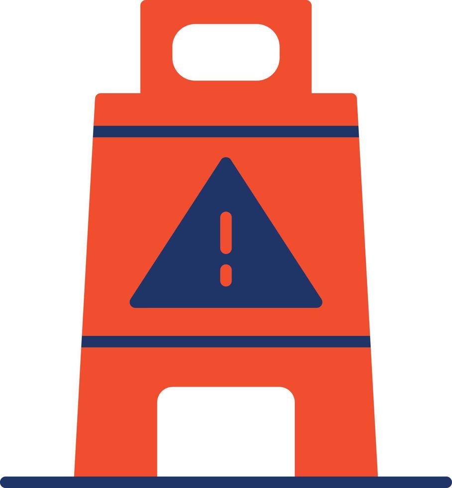 Wet Floor Color Icon vector