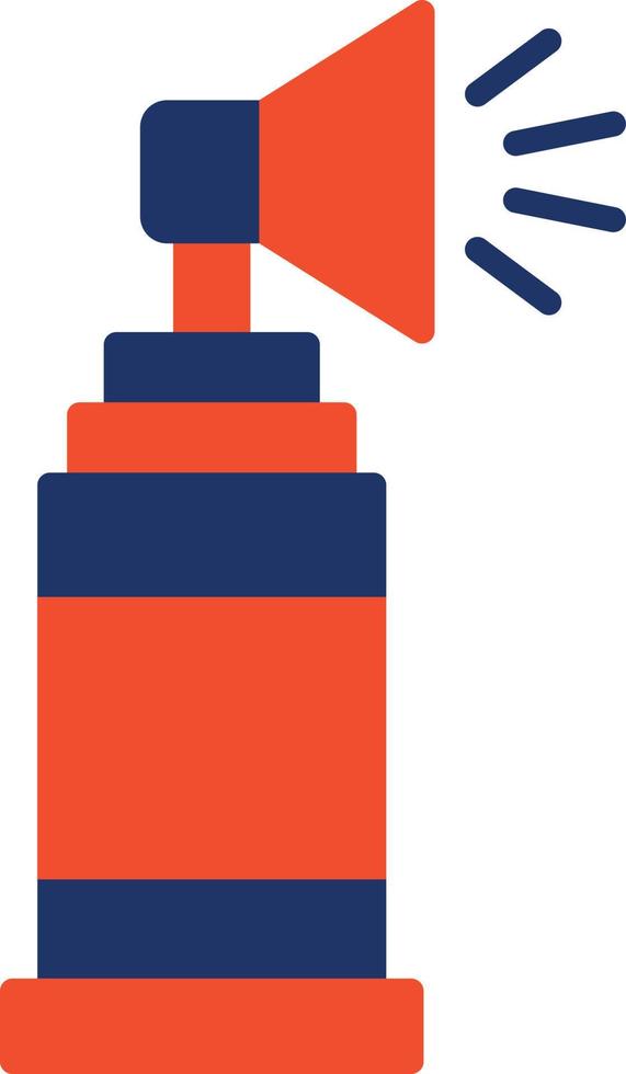 Air Horn Color Icon vector