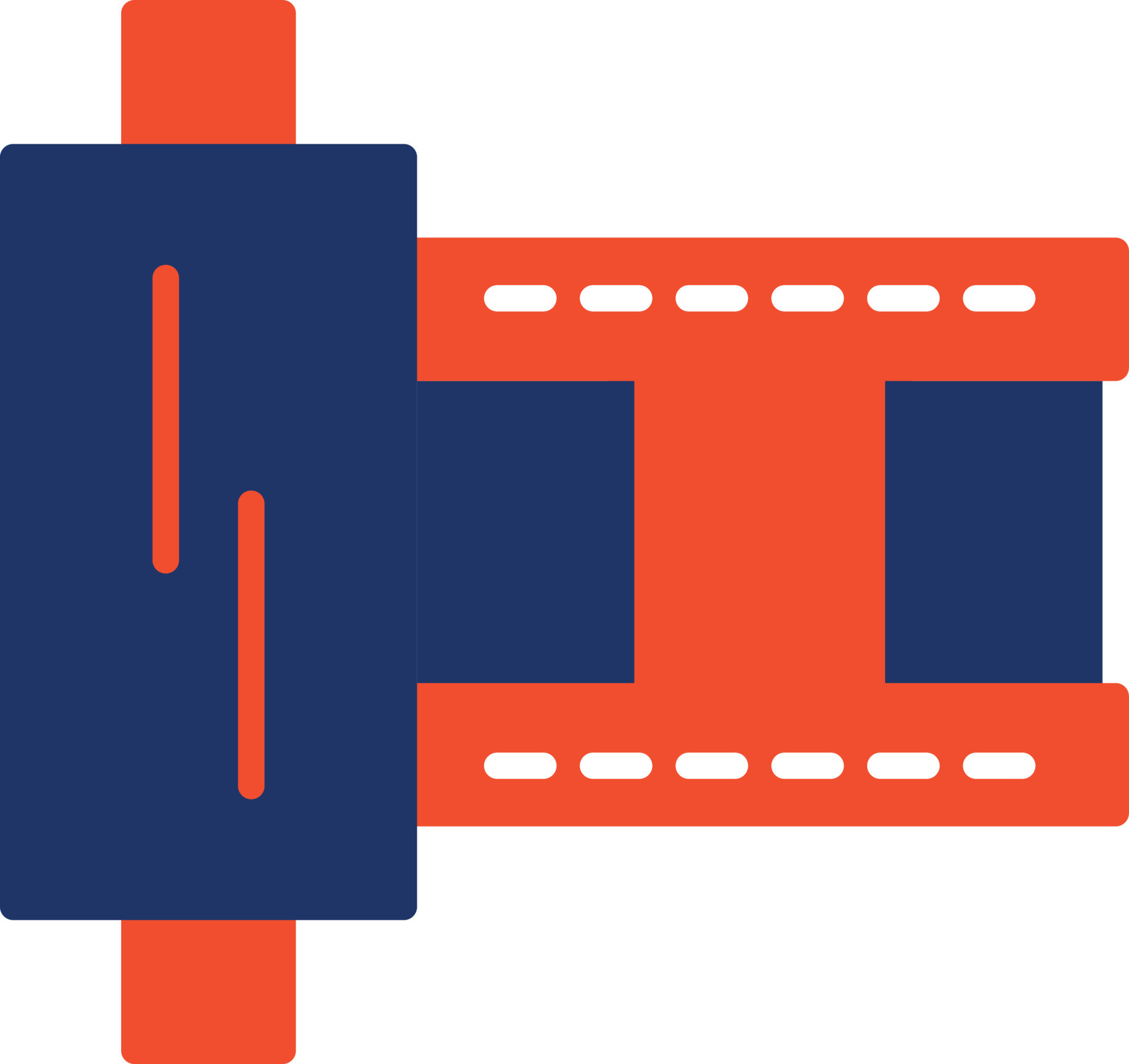 Film Strip Color Icon 9919256 Vector Art at Vecteezy