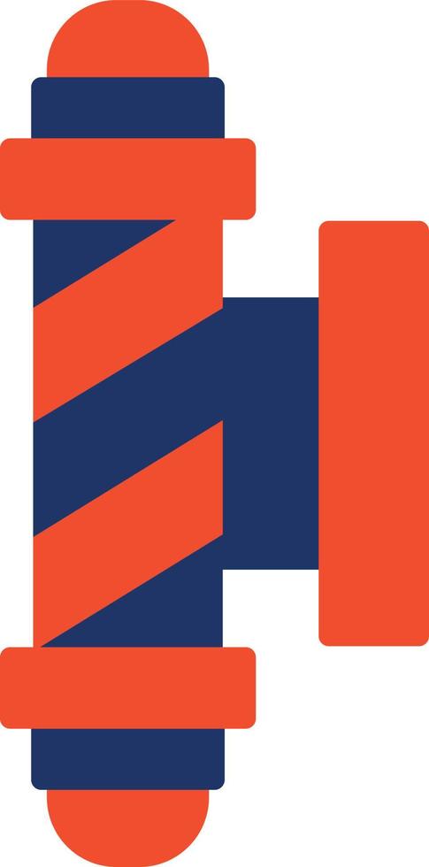 Barber Shop Pole Color Icon vector