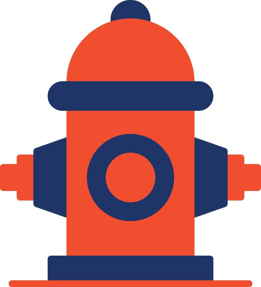 Fire Hydrant Color Icon vector