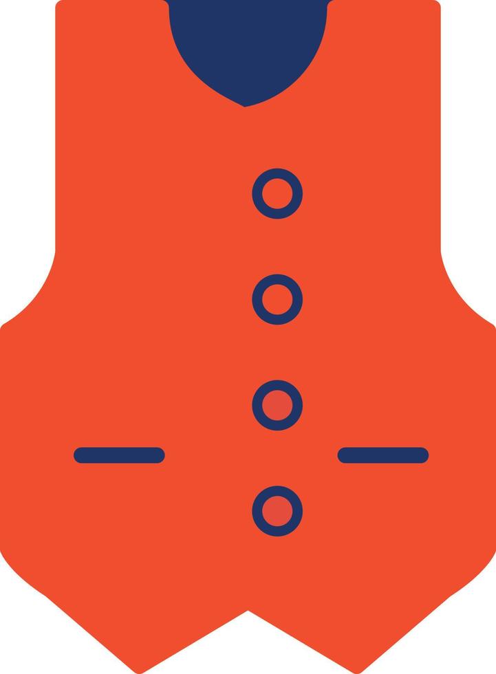 Vest Color Icon vector