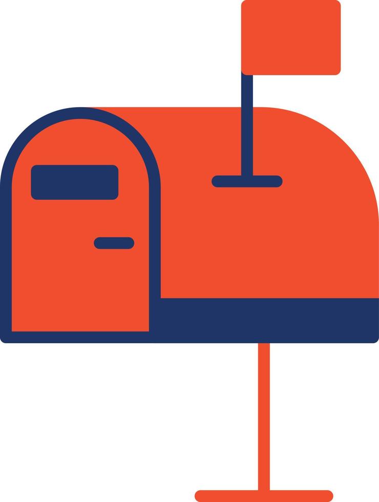 Mailbox Color Icon vector