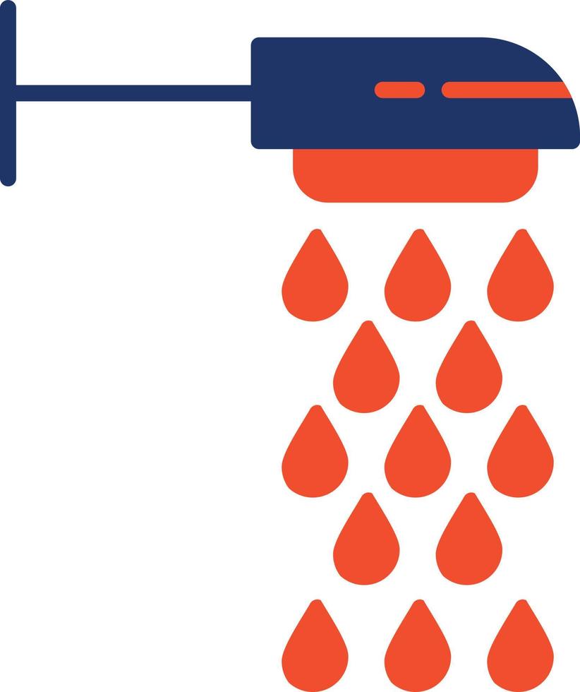 Shower Color Icon vector