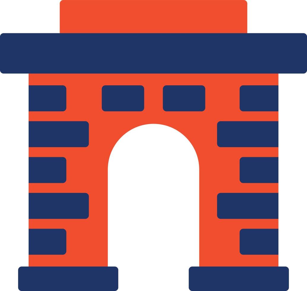 Arch Color Icon vector